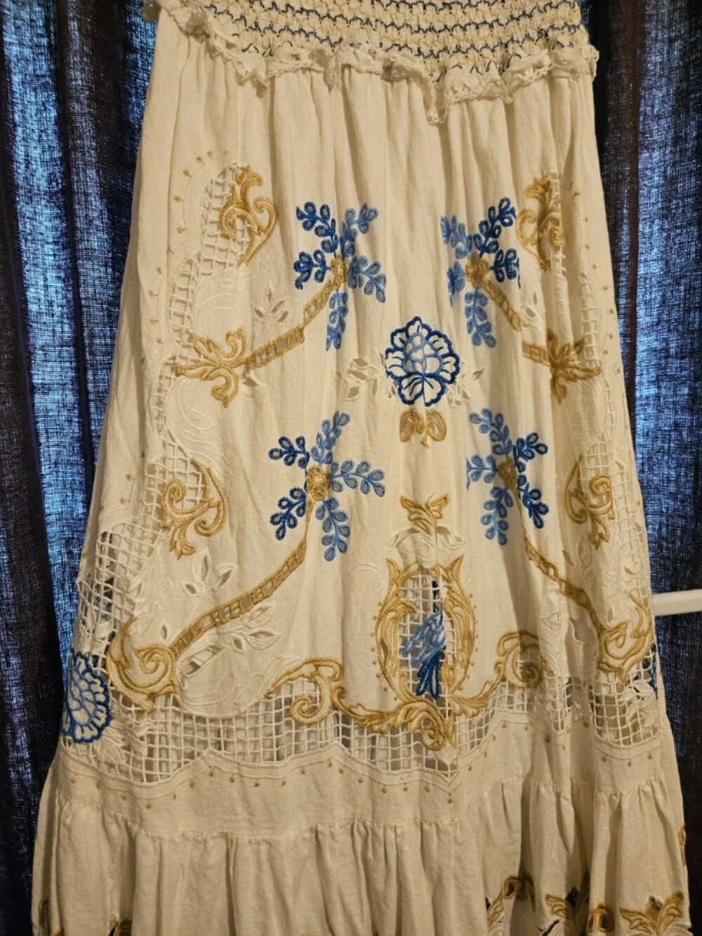 Off-White Romantic Richelieu Maxi Dress - Picture 10 of 10
